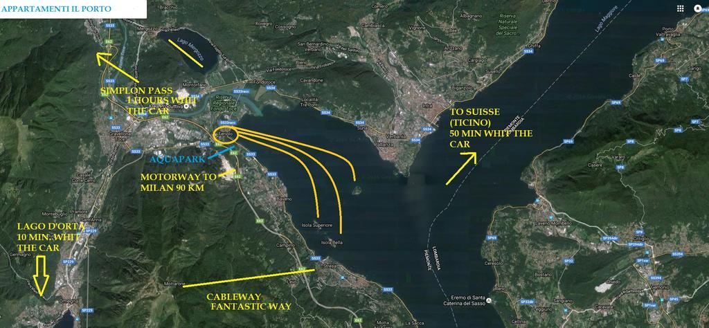 Appartamento Il Porto Baveno Bagian luar foto